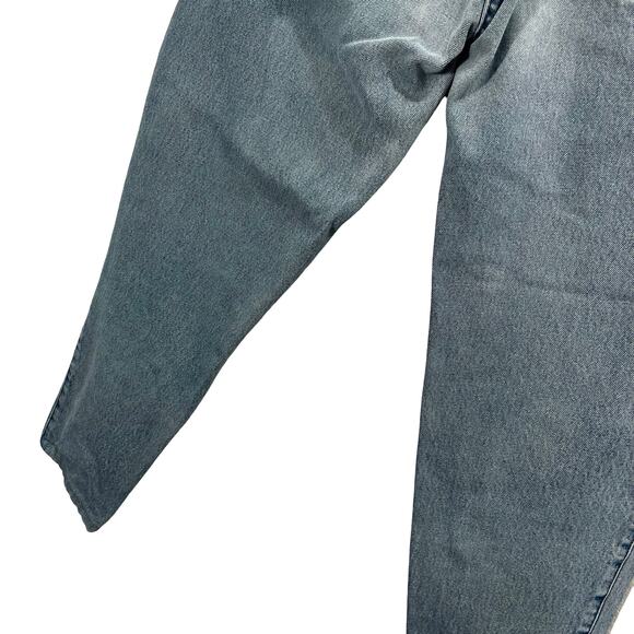 Vintage 90s Mom Jeans Blue Stonewash Classic Fit Original Denim 30" Waist - Picture 4 of 10